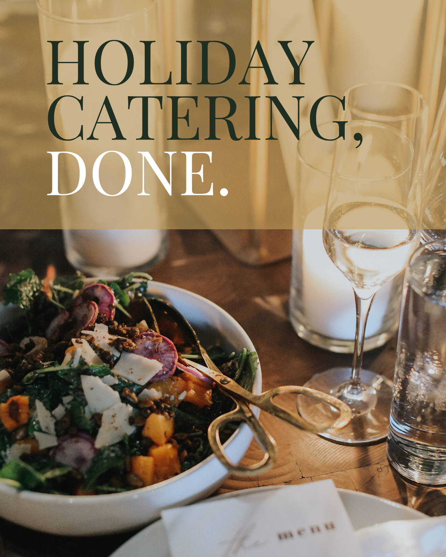10% OFF Your Holiday Menu