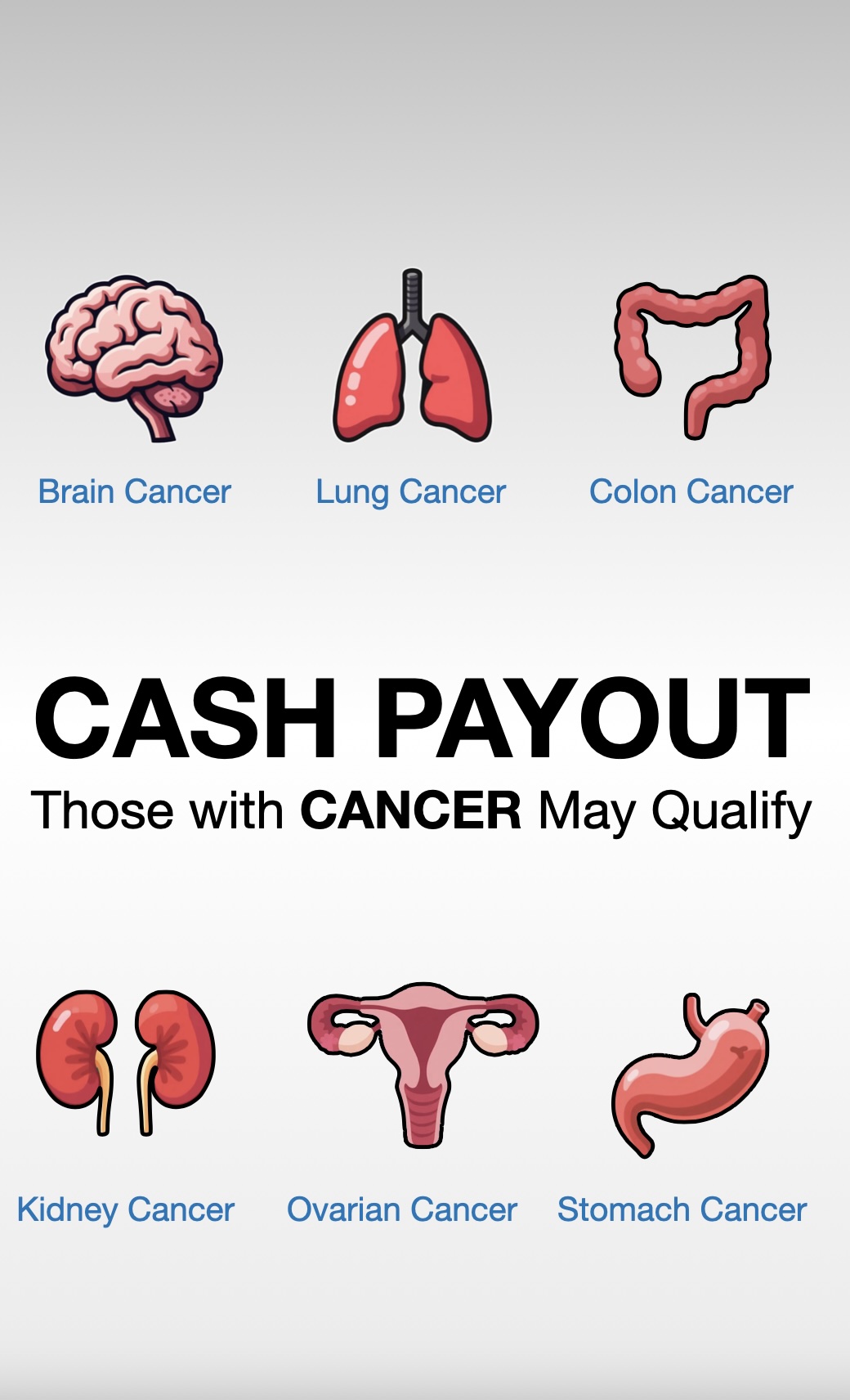 Cancer Legal Help Personal Injury ad creative