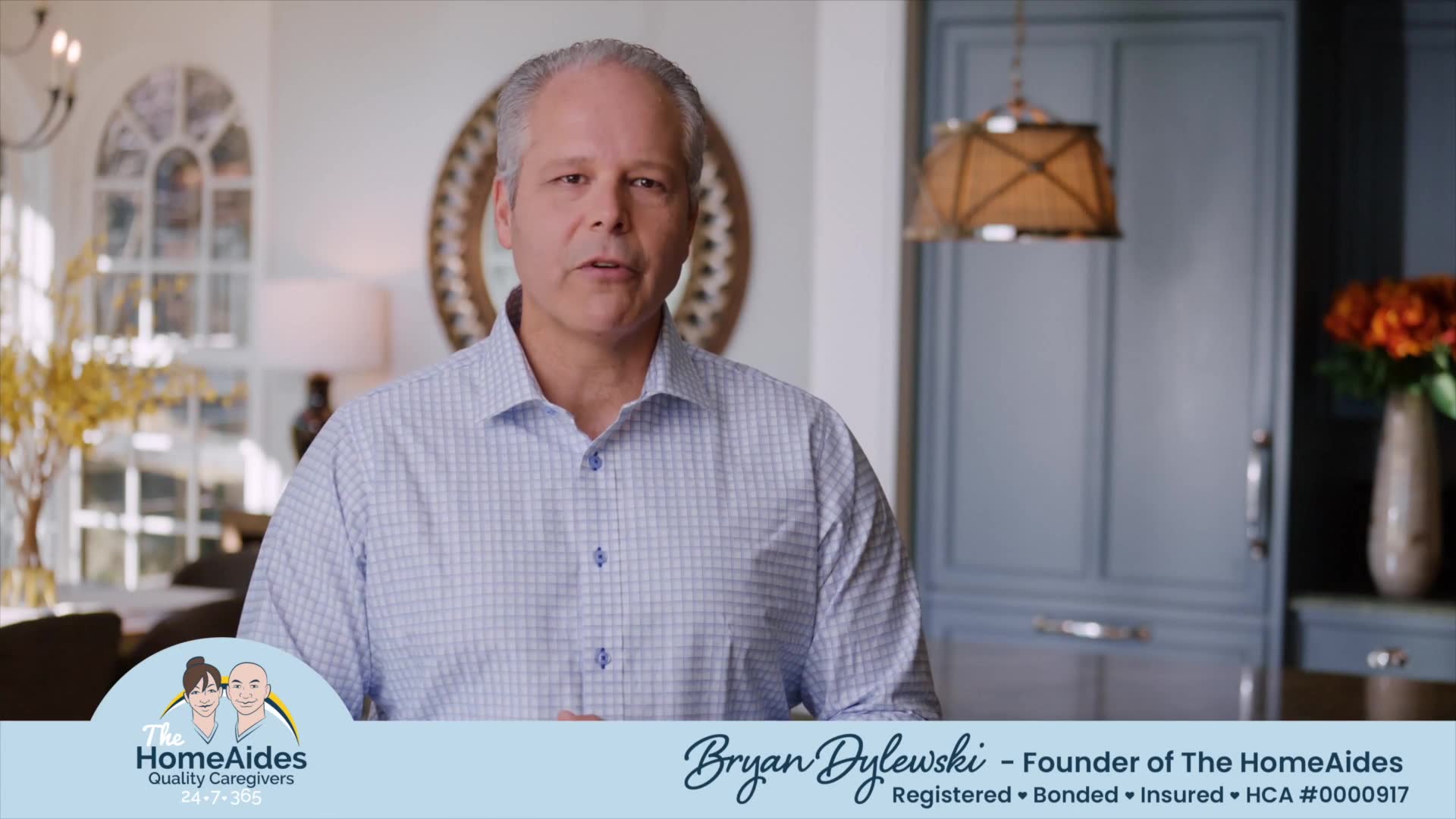 The HomeAides Home Health Care ad creative