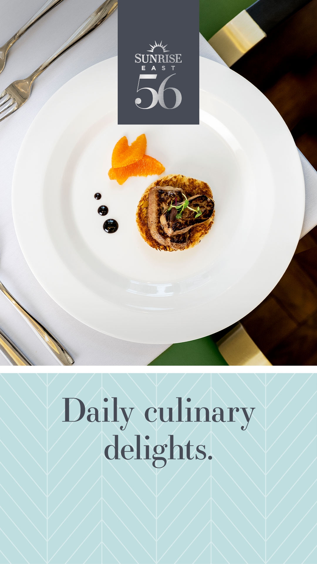 Sunrise at East 56th Home Health Care ad creative