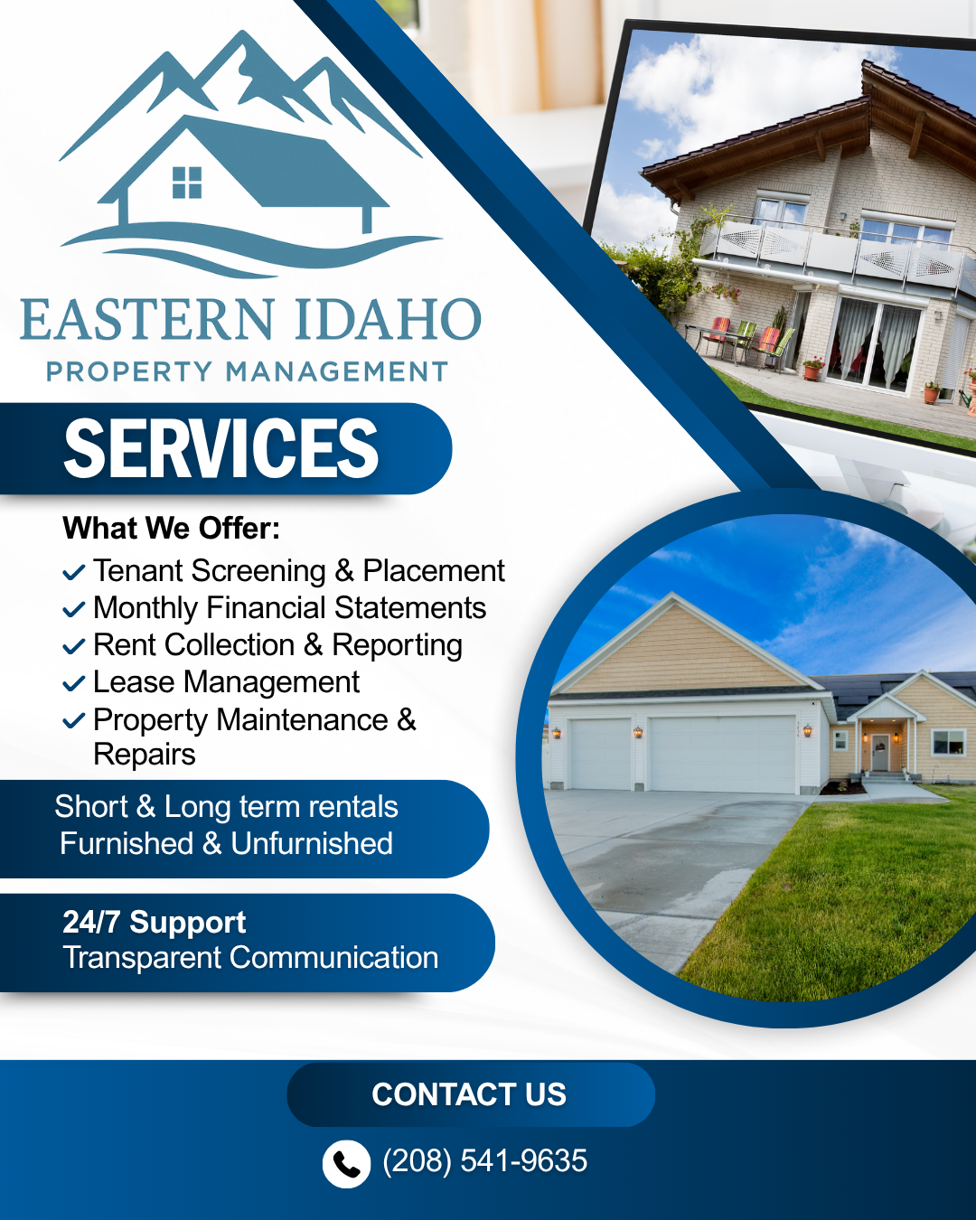 Eastern Idaho Property Management LLC. Property Management ad creative