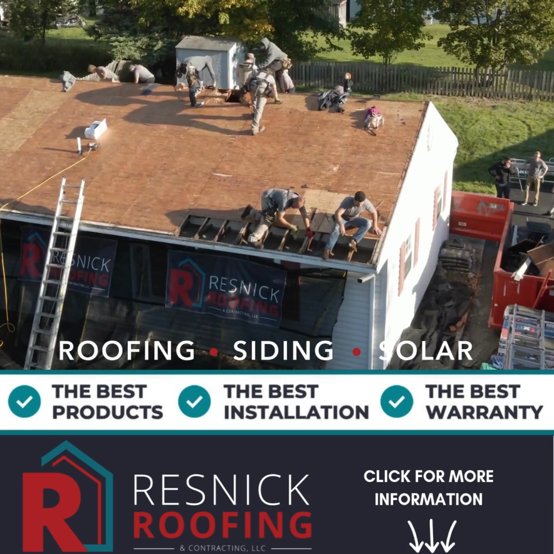 Resnick Roofing & Contracting Roofing ad creative