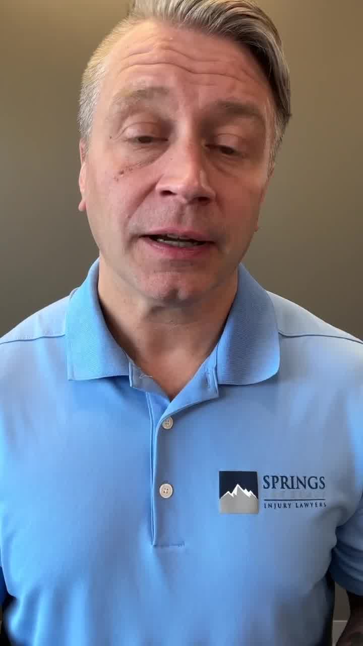 Springs Law Group LLC Personal Injury ad creative