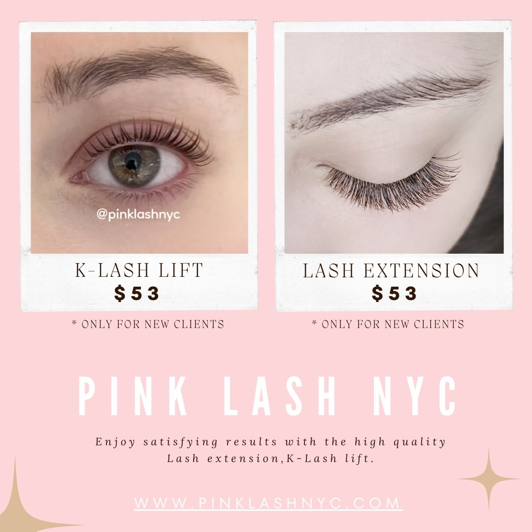 PINK LASH Eyelash & Brow Studio ad creative