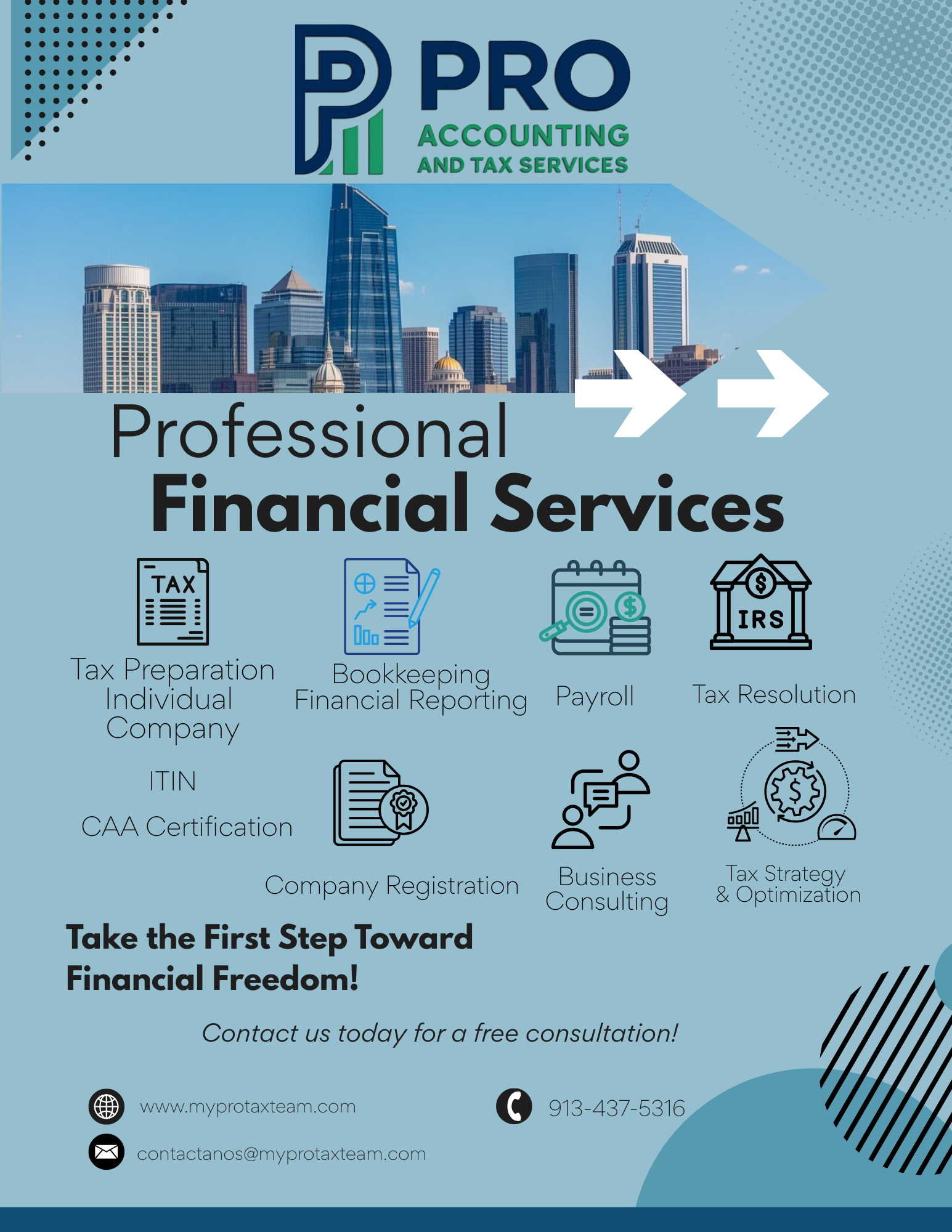 PRO Accounting and Tax Services Accountant ad creative