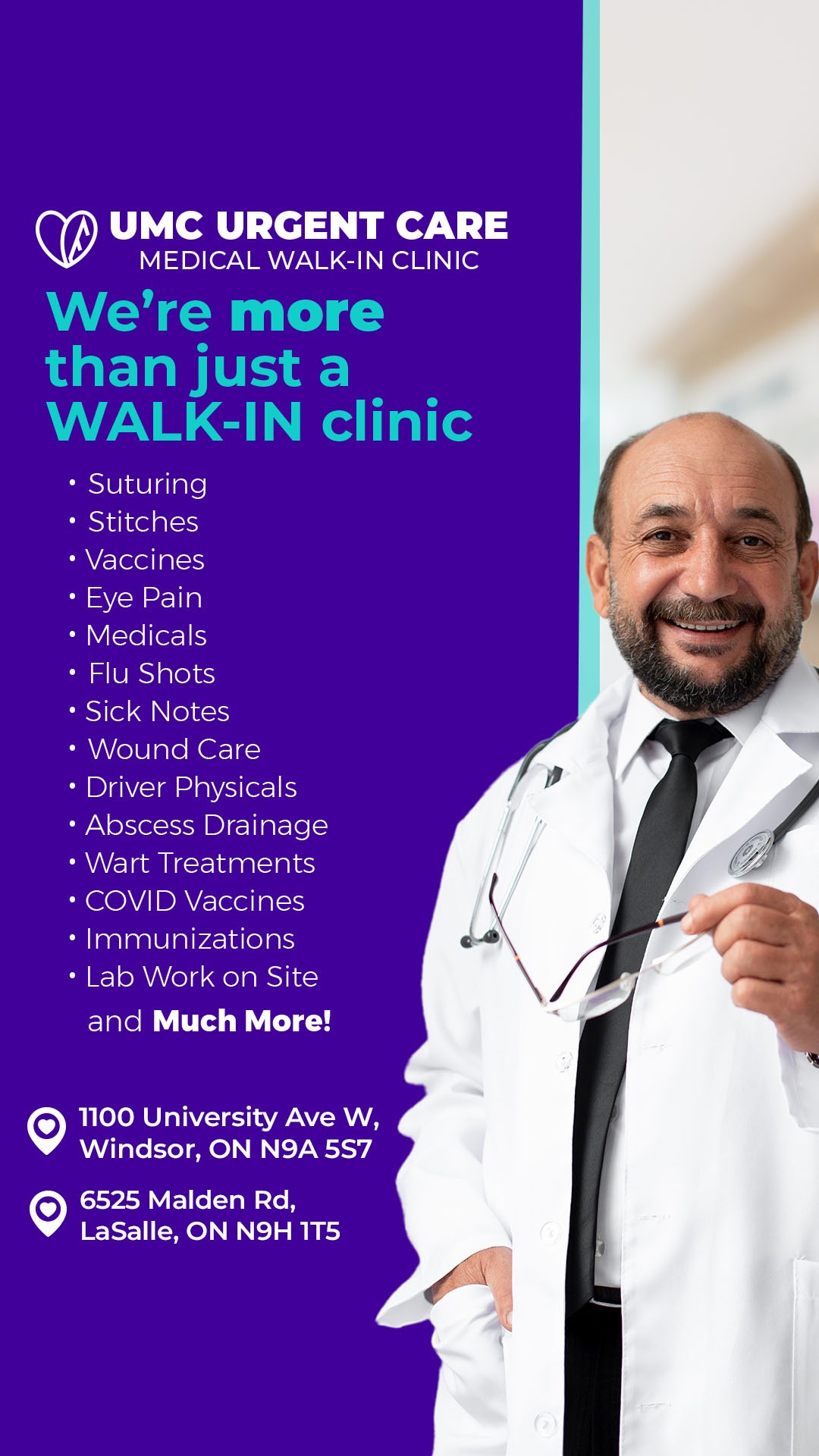 No Appointment Needed!