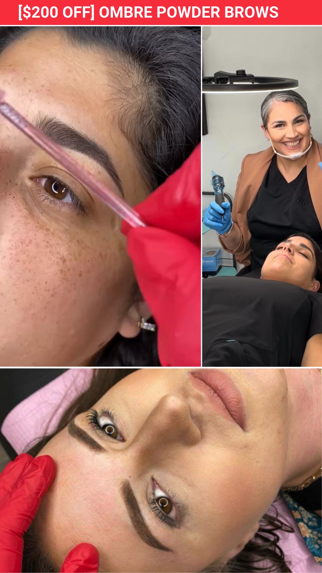 [$200 OFF] Semi-permanent Brow Makeup!