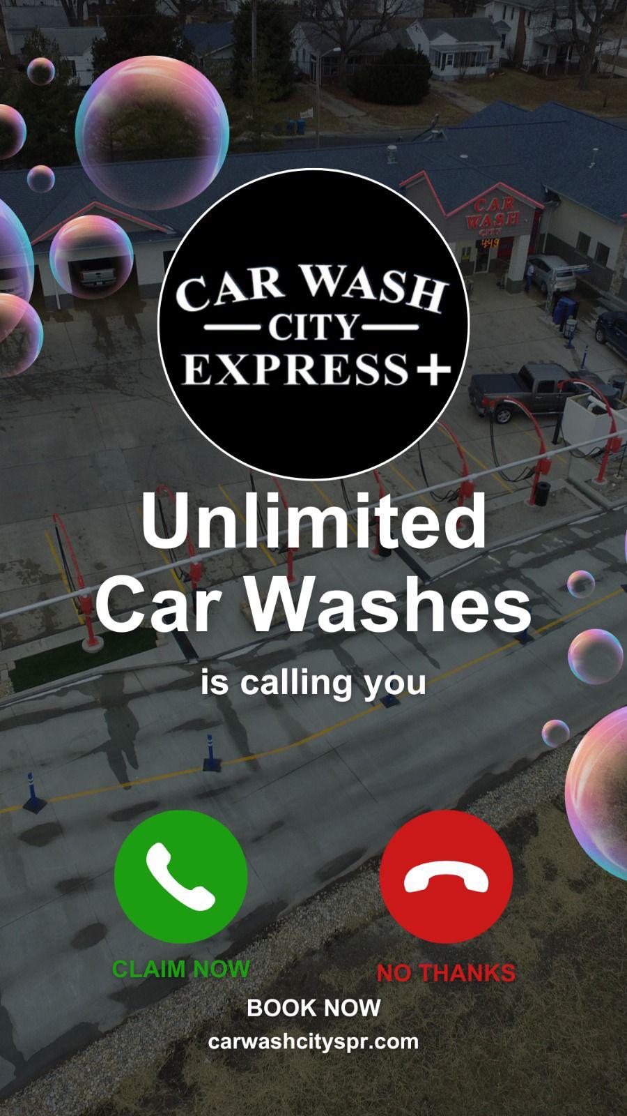 Car Wash City Car Wash ad creative