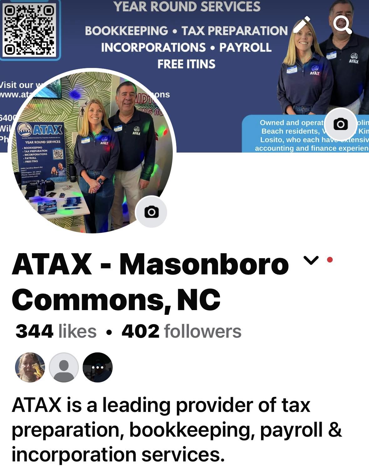Wilmington, NC Tax Preparation - File NC Taxes at ATAX | ATAX