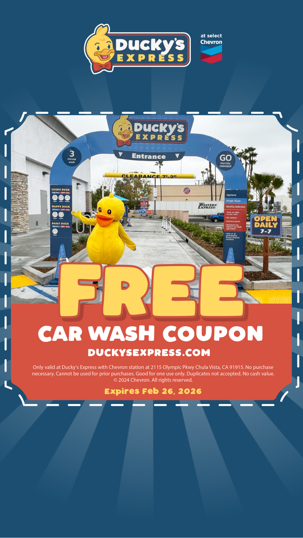 Ducky's Express Car Wash Car Wash ad creative