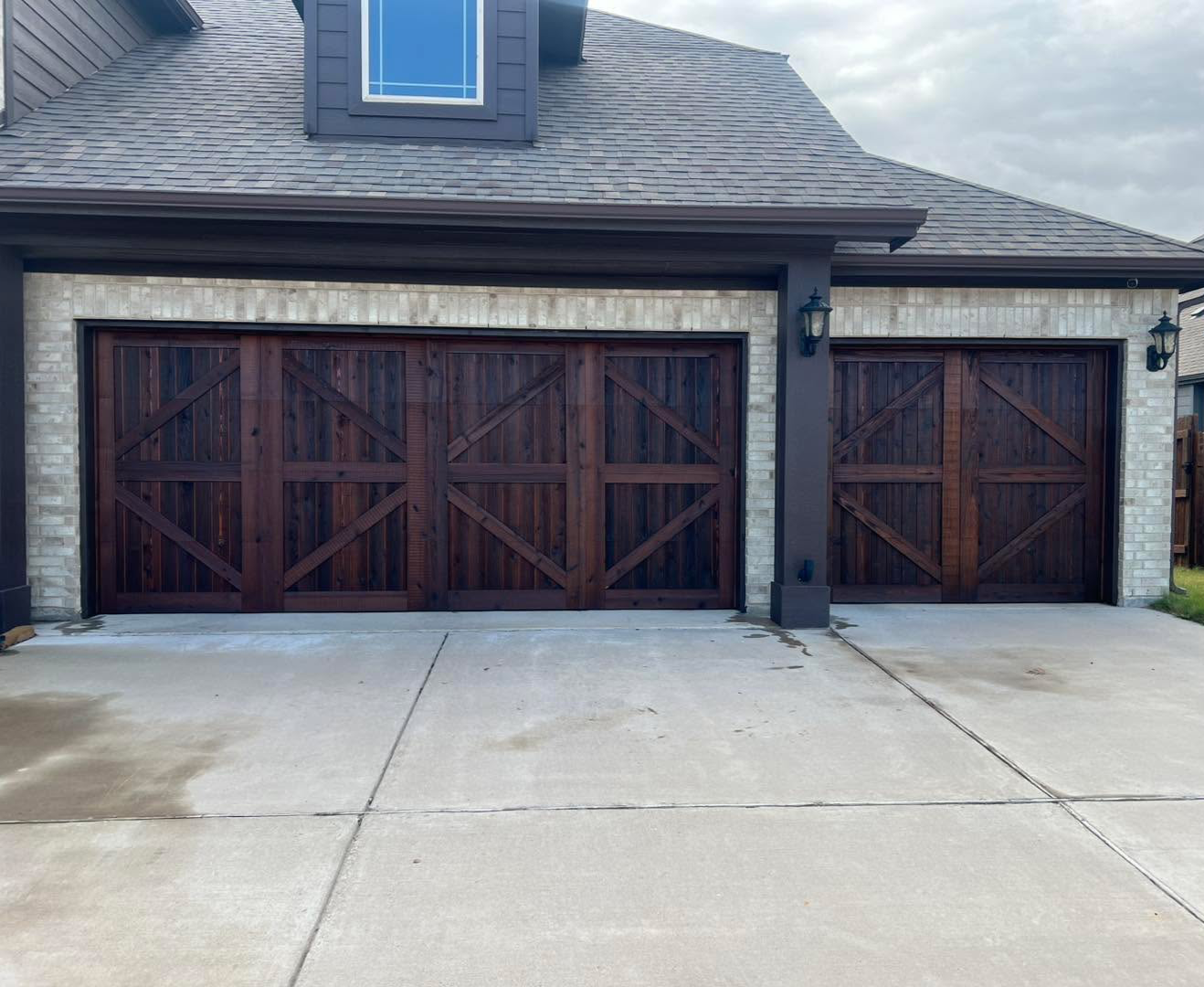 Garage Door & Fence Staining
