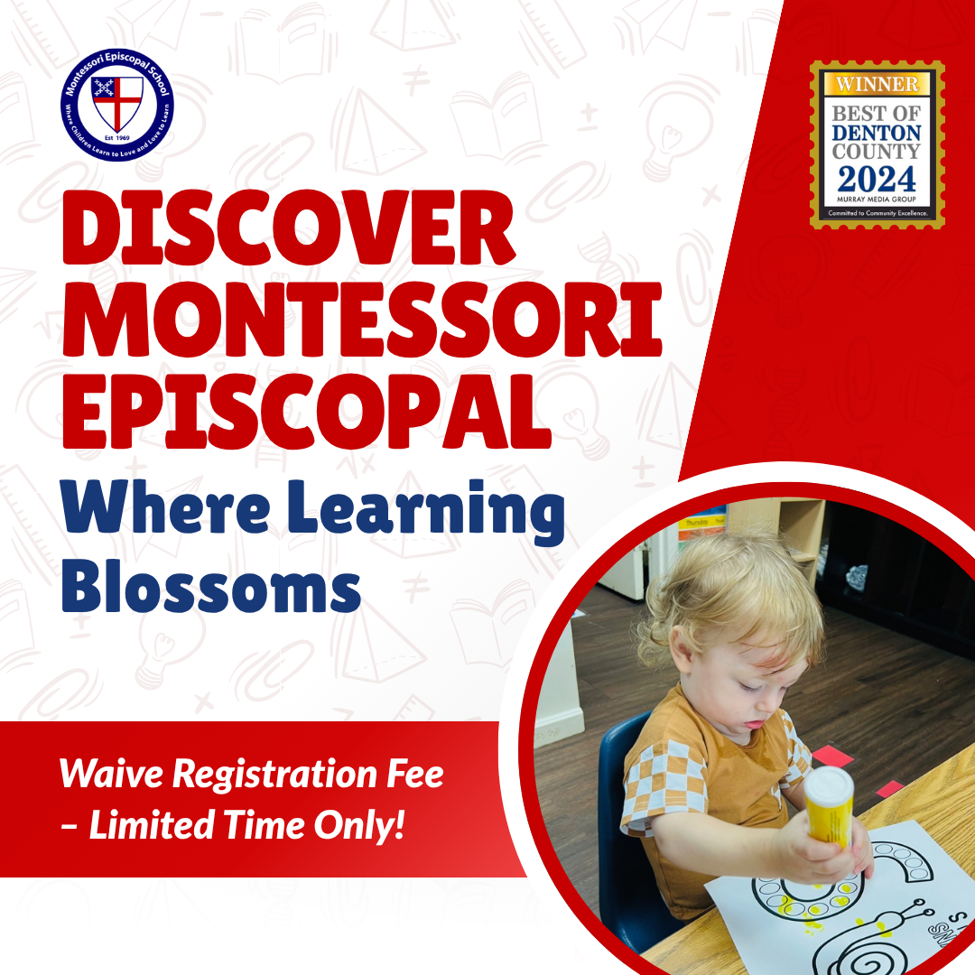 Montessori Episcopal School Preschool ad creative