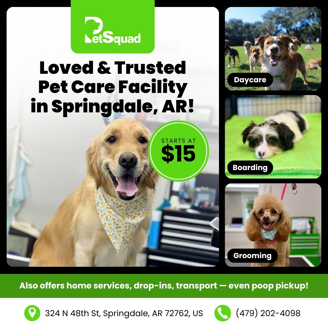 Today’s Pet Care Pick: PetSquad Springdale