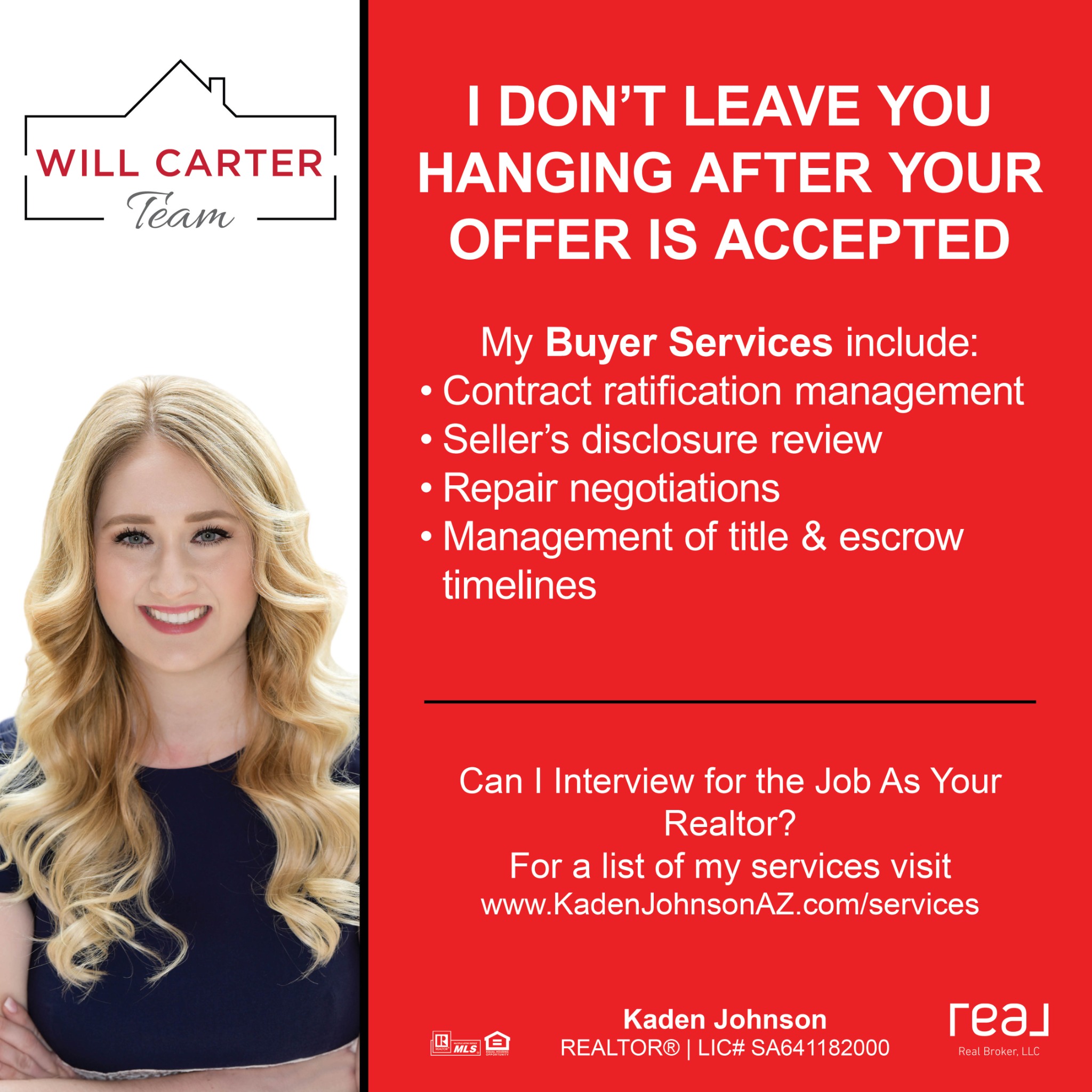 Kaden Johnson - AZ Realtor Real Estate Agent ad creative