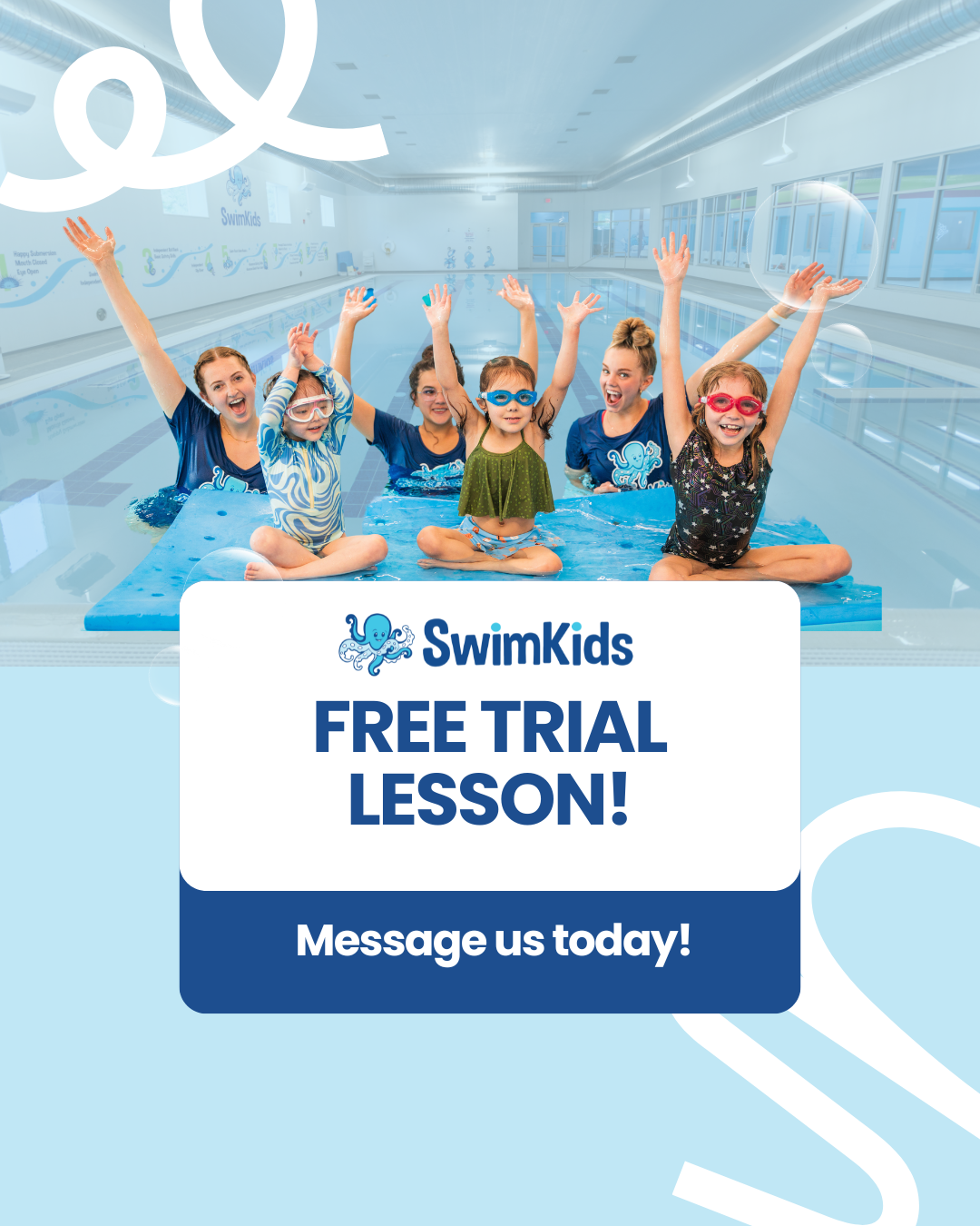 SwimKids Gym ad creative