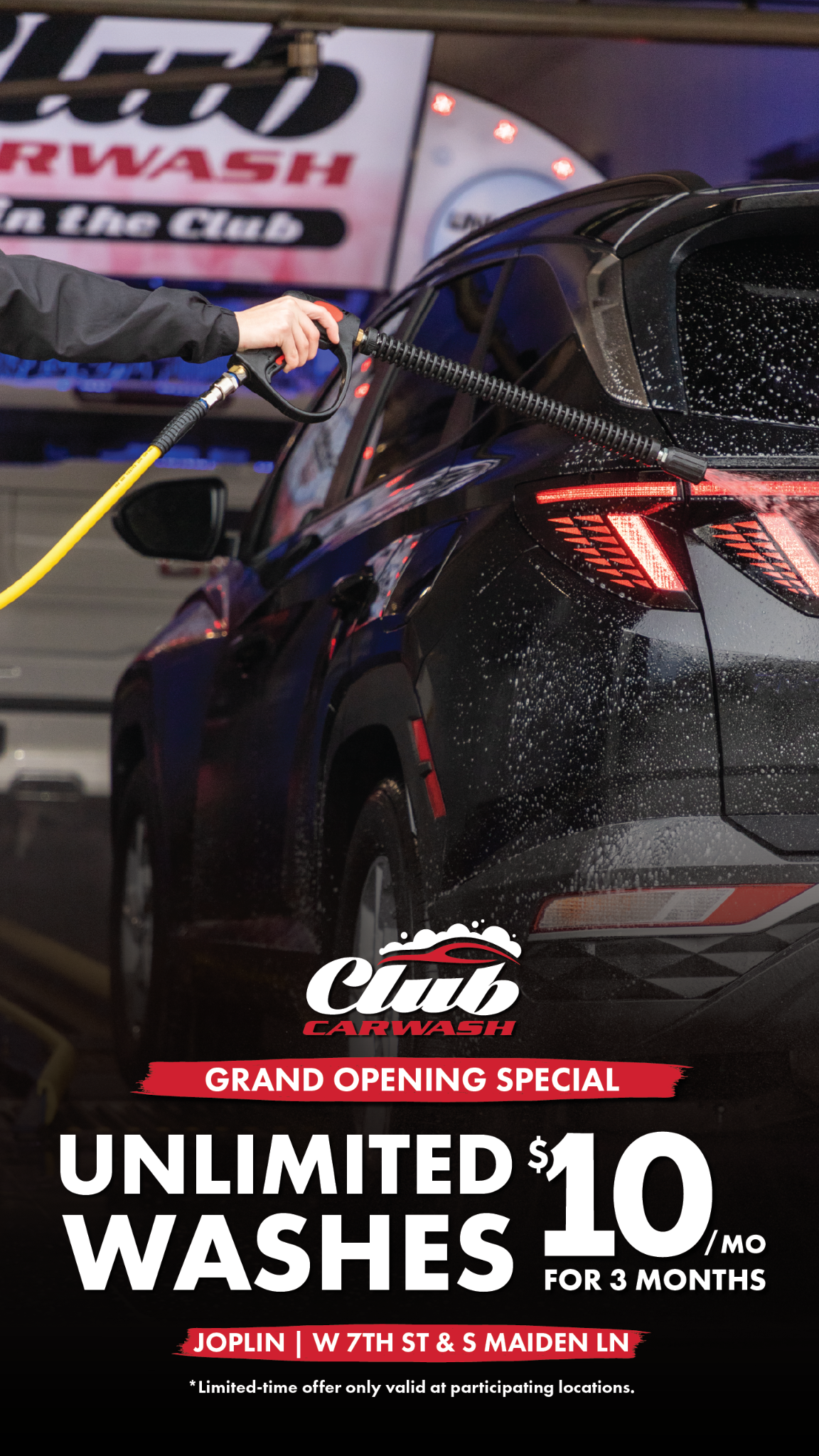 Club Car Wash Car Wash ad creative