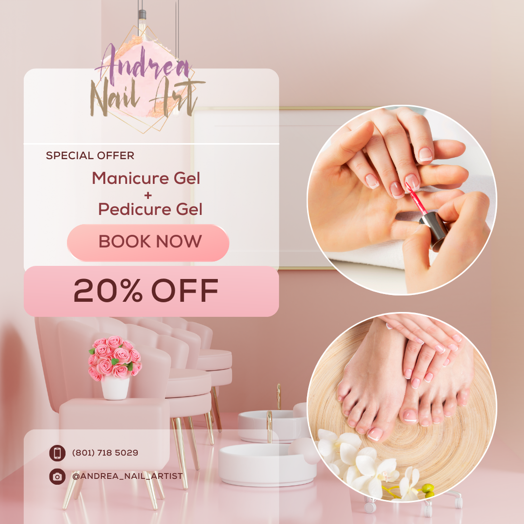 Andrea nails art Nail Salon ad creative