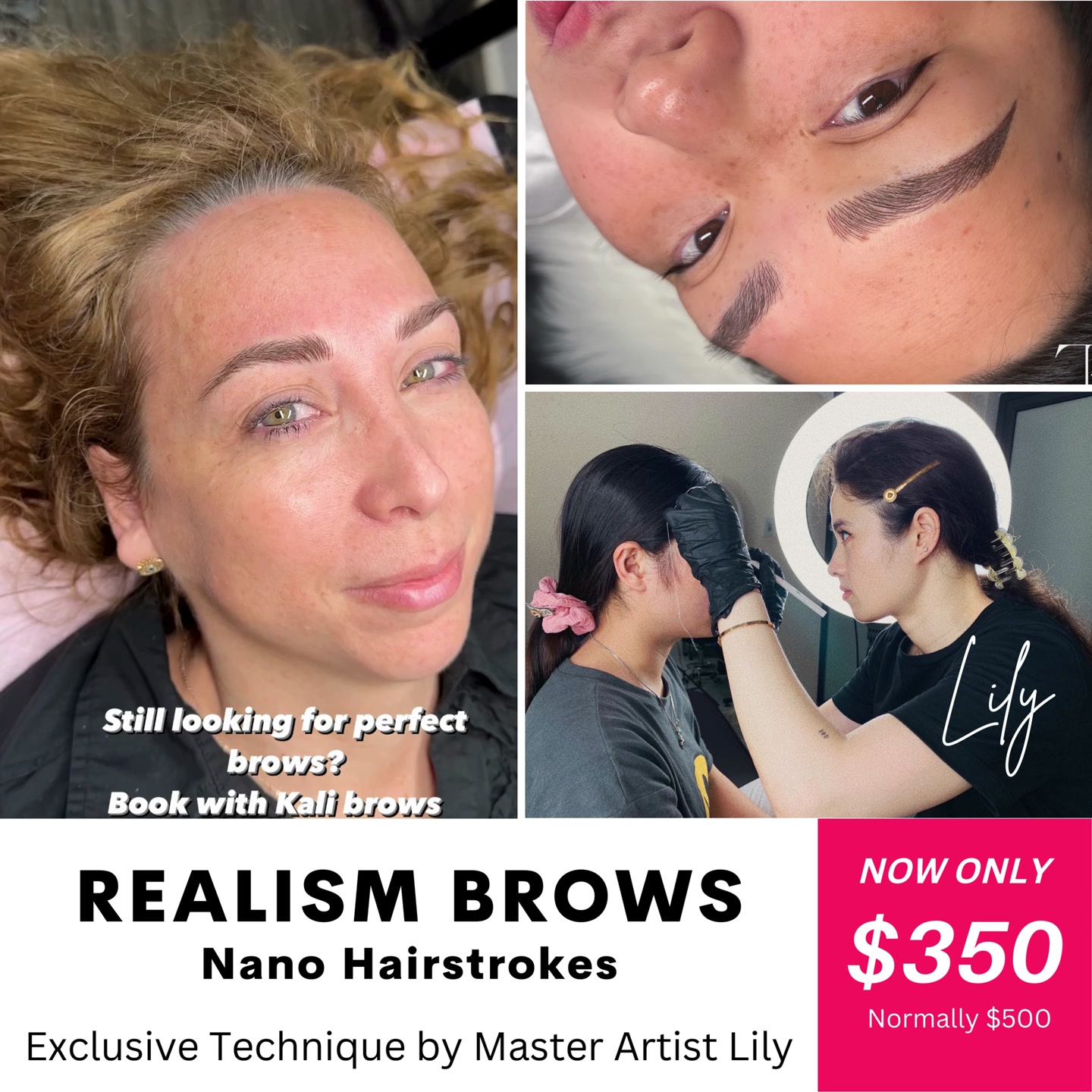 California Brow Eyelash & Brow Studio ad creative