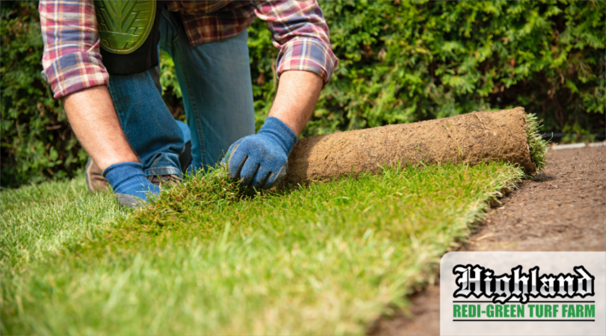 Highland Turf Farm Landscaping ad creative