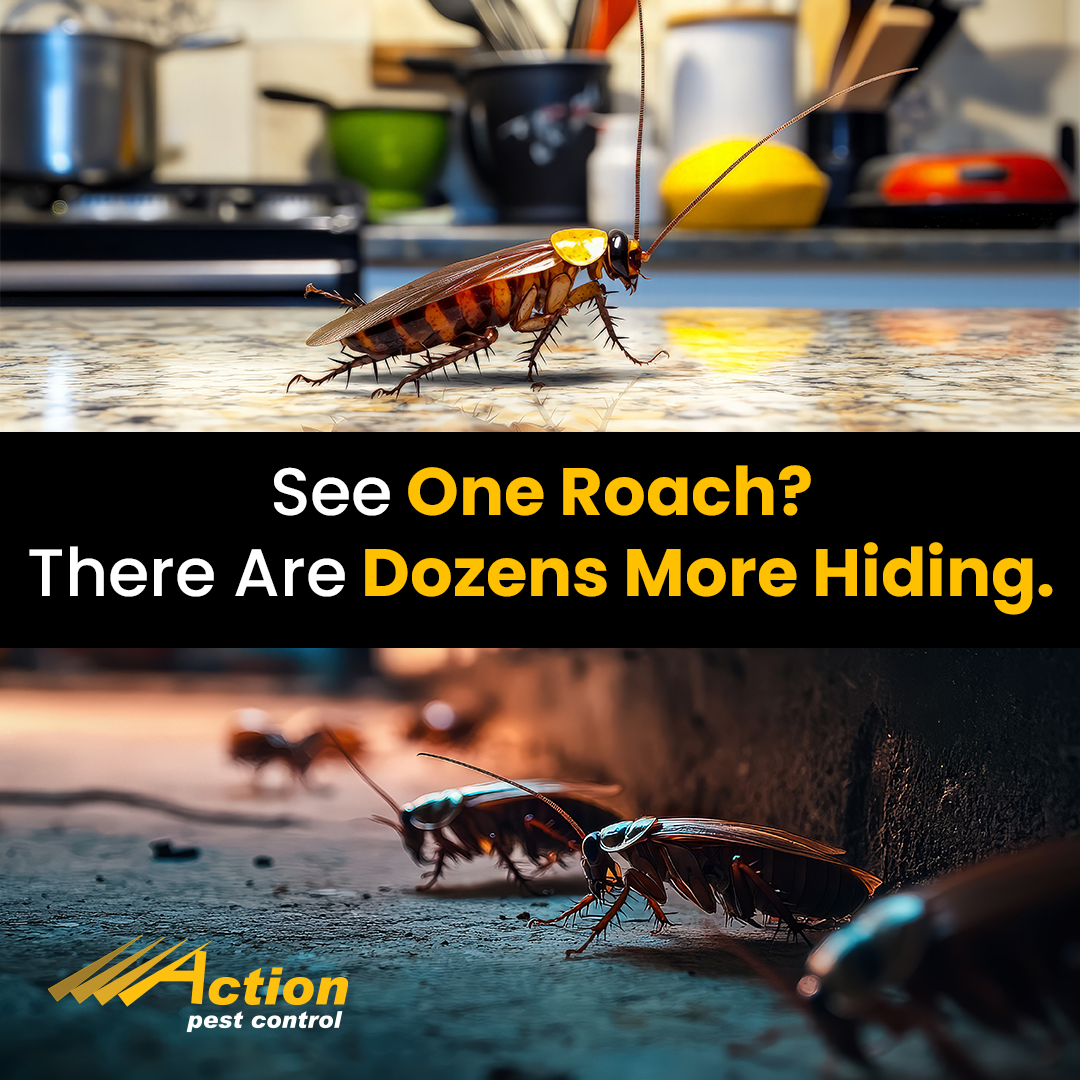 See One Roach? There Are Dozens More Hiding.