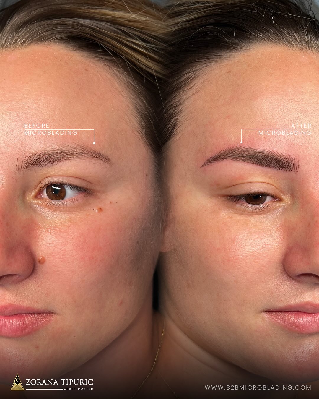 Microblading Brow2Brow Eyelash & Brow Studio ad creative