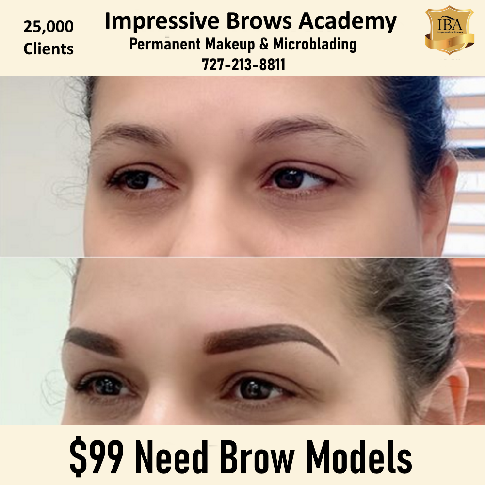 Impressive Brows Semi-Permanent Makeup & Microblading Eyelash & Brow Studio ad creative