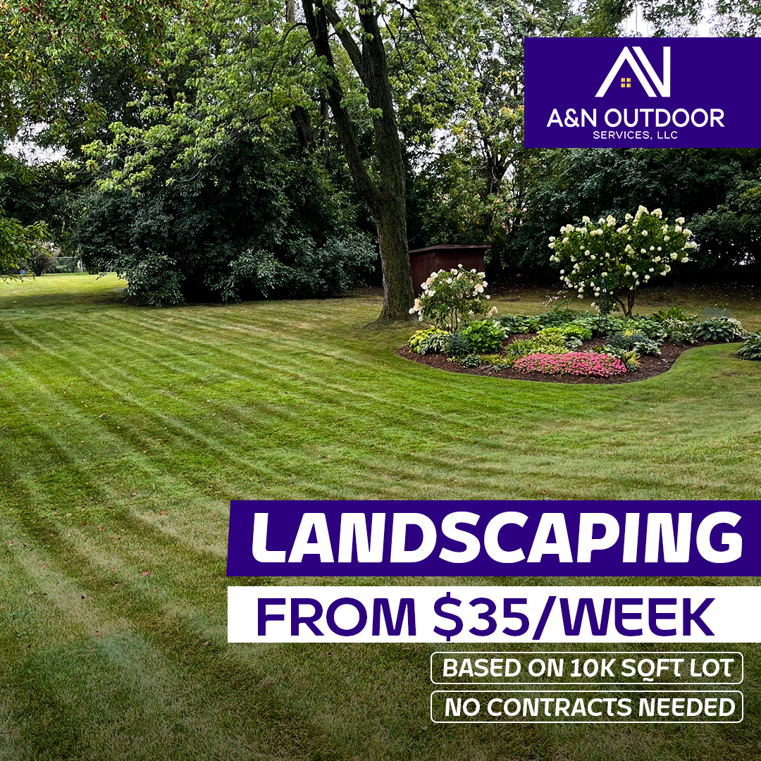 A&N Outdoor Services Landscaping ad creative