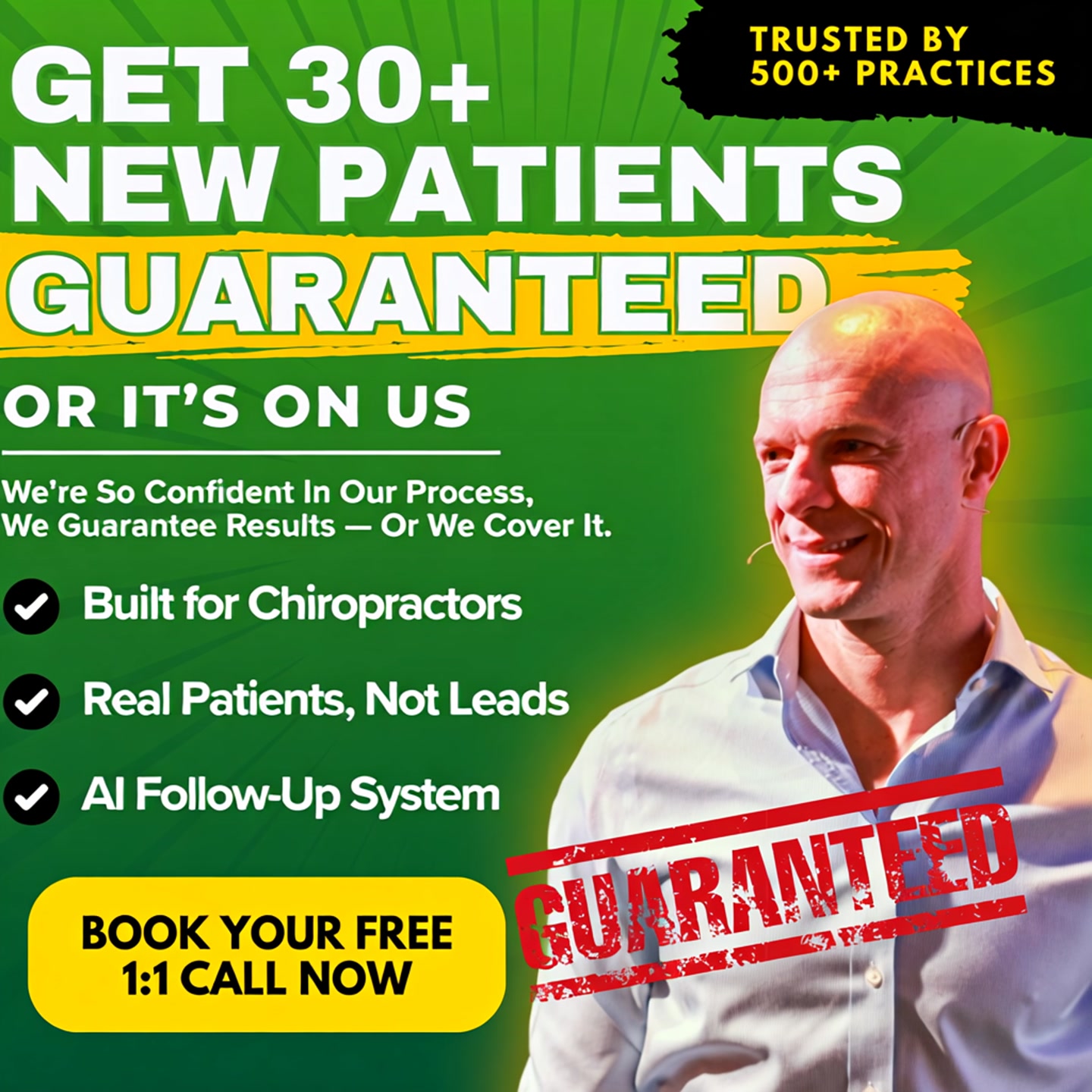 Chiropractors: Want 30+ New Patients Booked