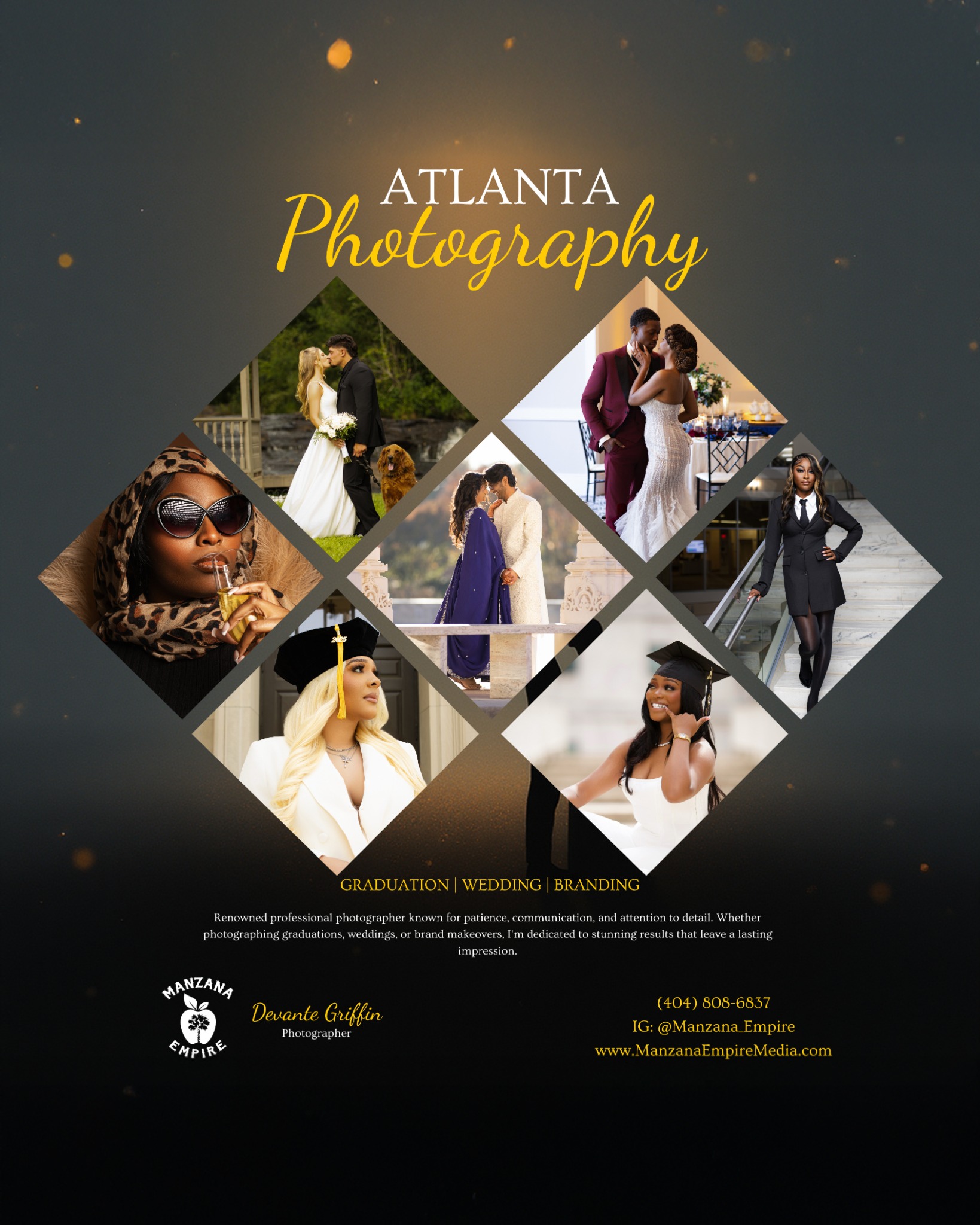 Manzana Empire Media Photographer ad creative