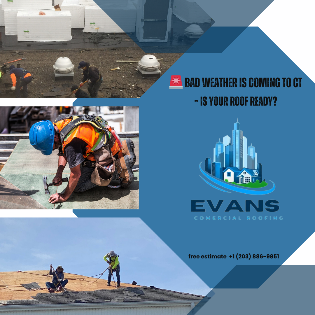 Evans comercial roofing Roofing ad creative
