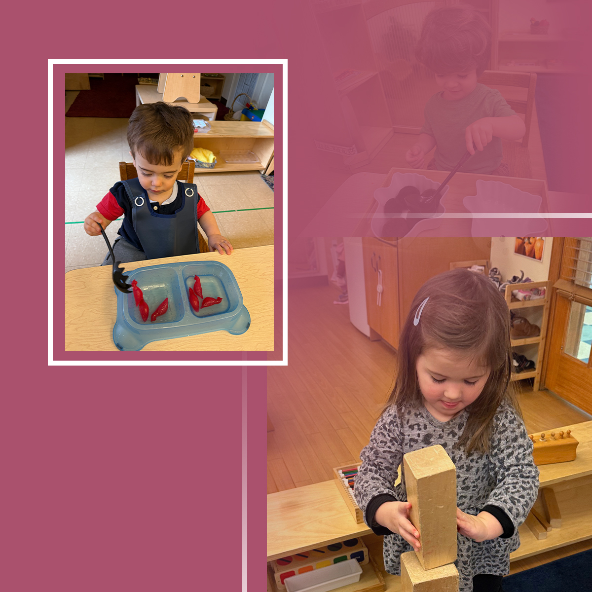 The Cherry Blossom Montessori School Preschool ad creative