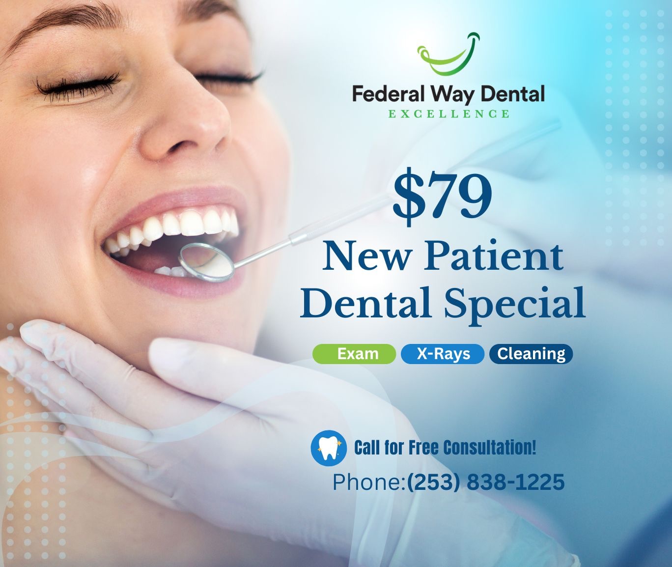 Federal Way Dental Excellence General Dentist ad creative
