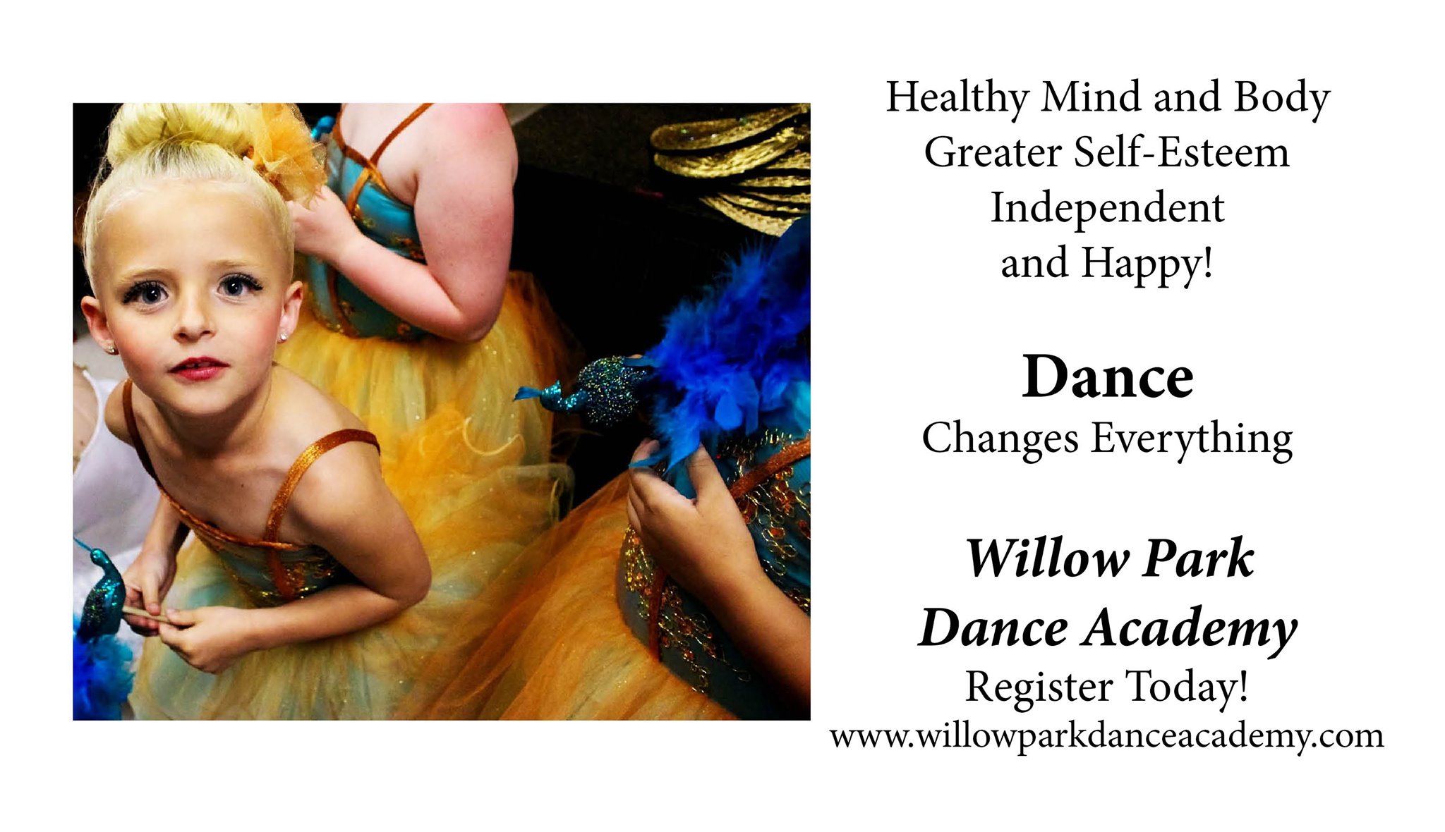 Willow Park Dance Academy Dance Studio ad creative