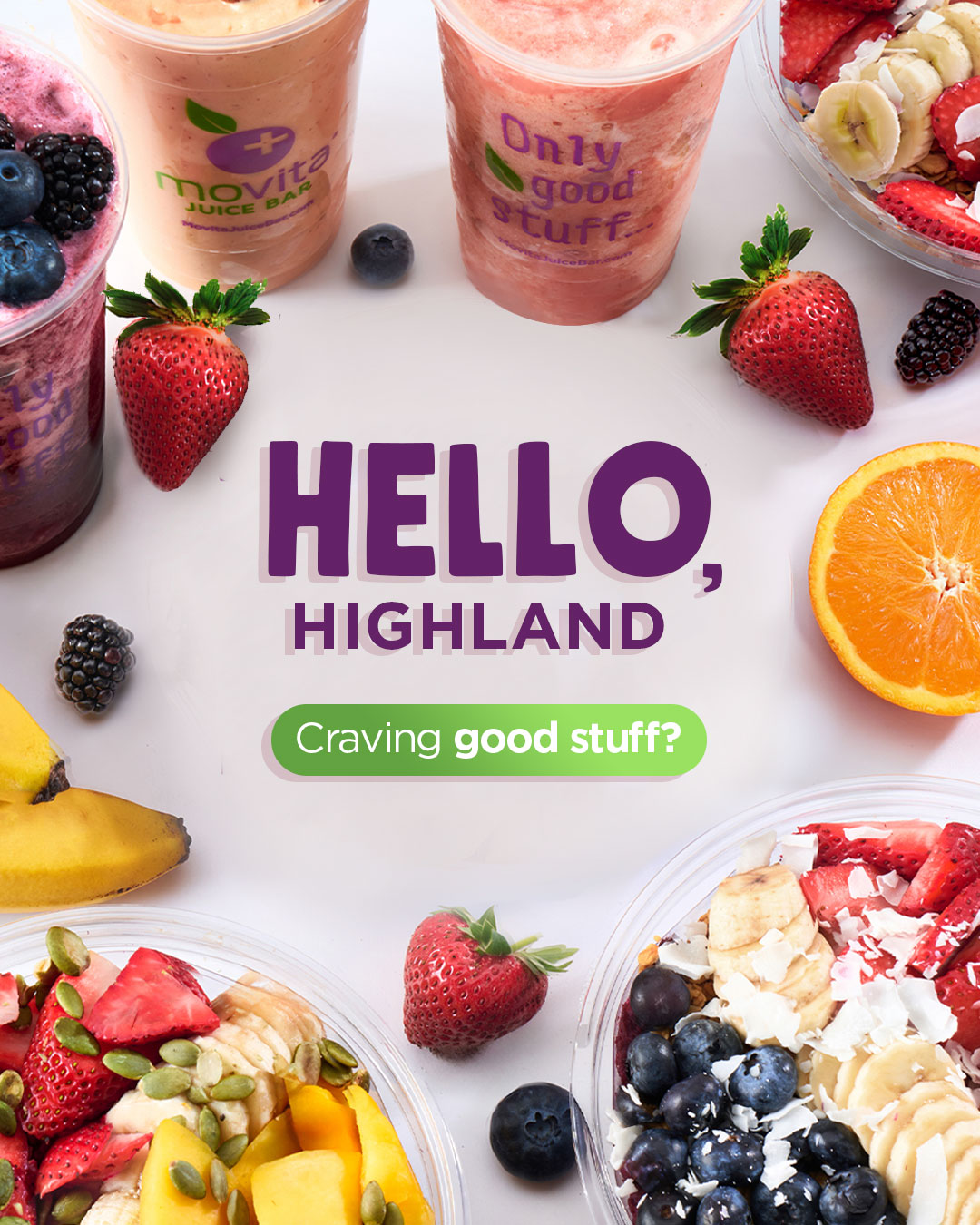 Movita Juice Bar GoHighLevel Resellers ad creative