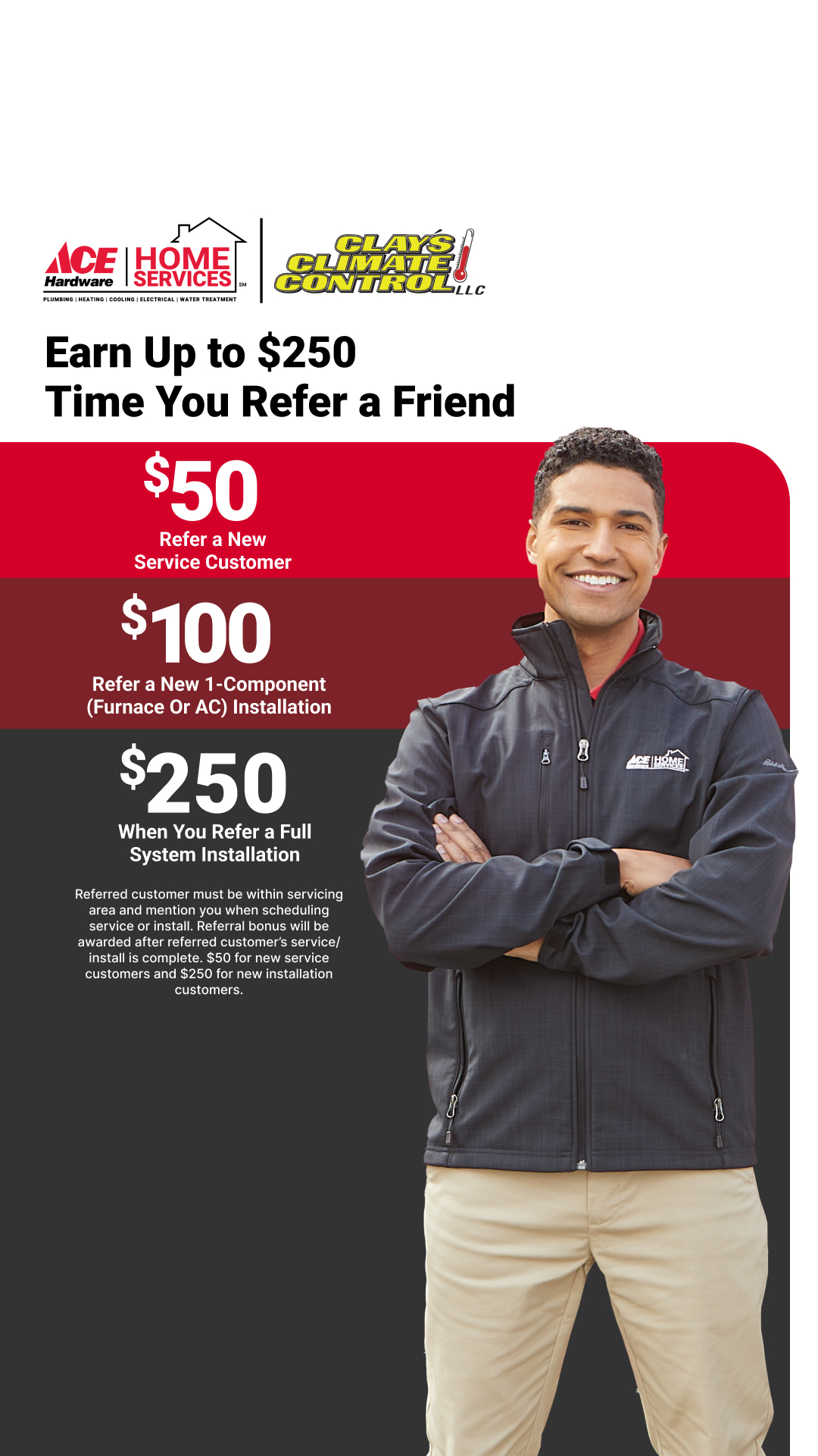 Ace Hardware Home Services - Linwood HVAC ad creative