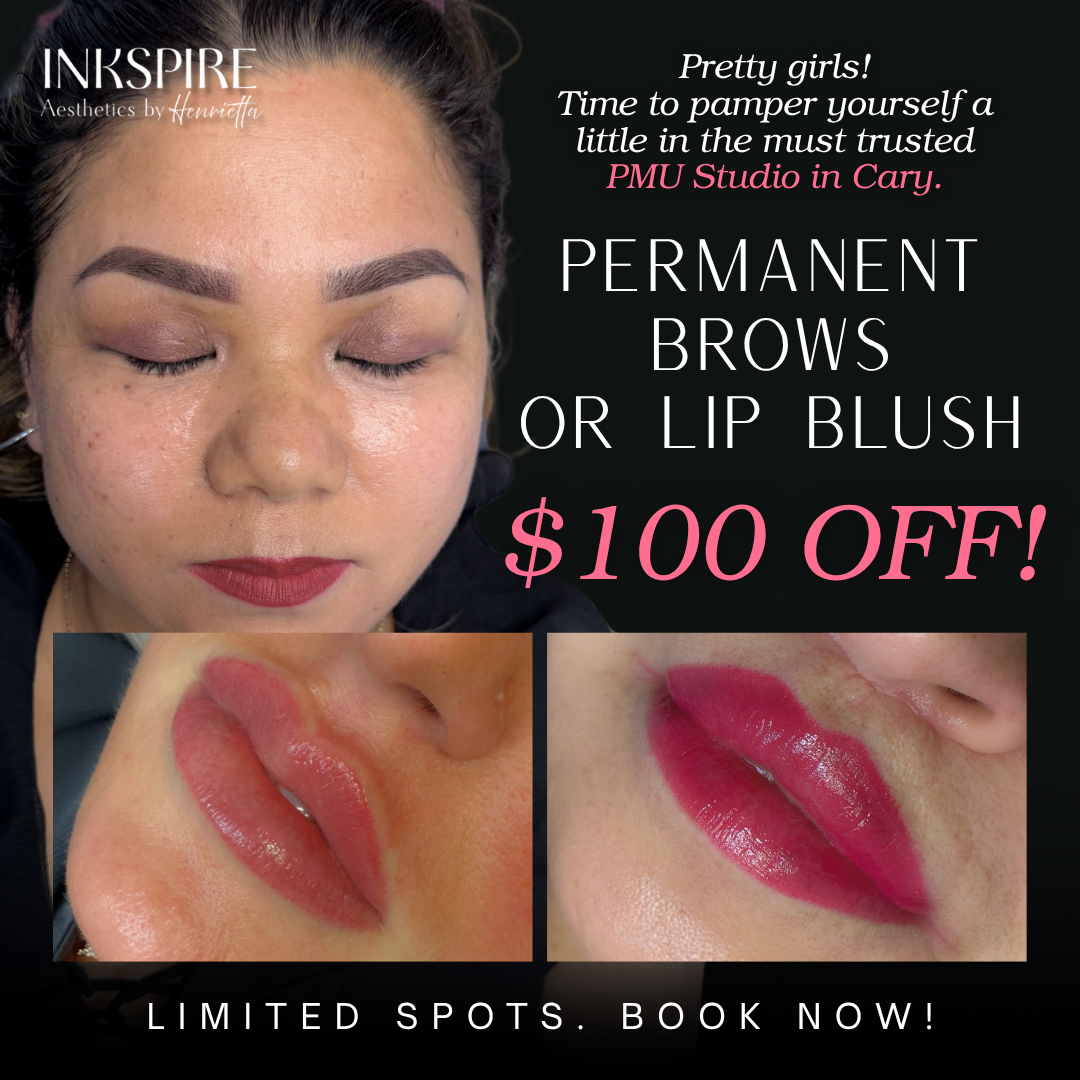 Inkspire Aesthetics Eyelash & Brow Studio ad creative