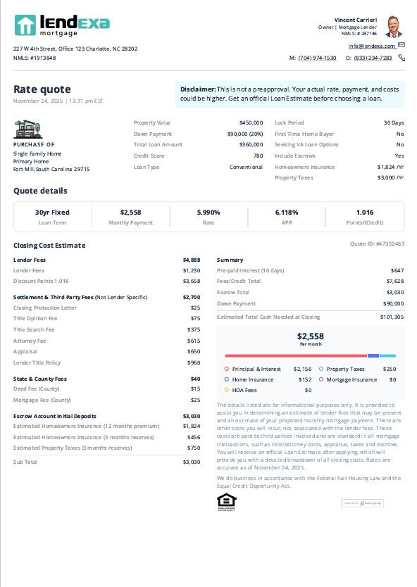 Lendexa Mortgage – The World's First Mortgage Experience Platform