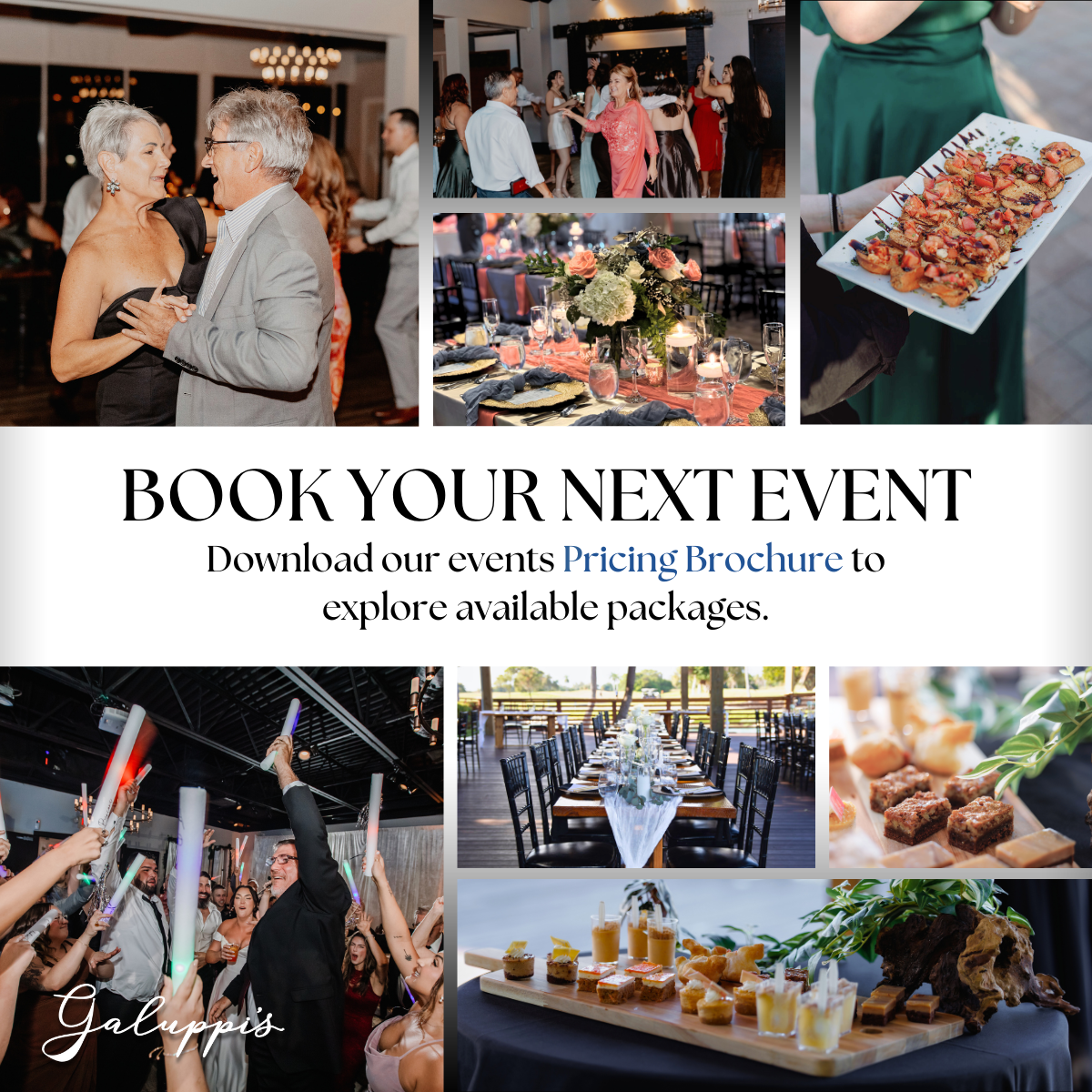 Weddings & Events by Galuppi's Event Venue ad creative