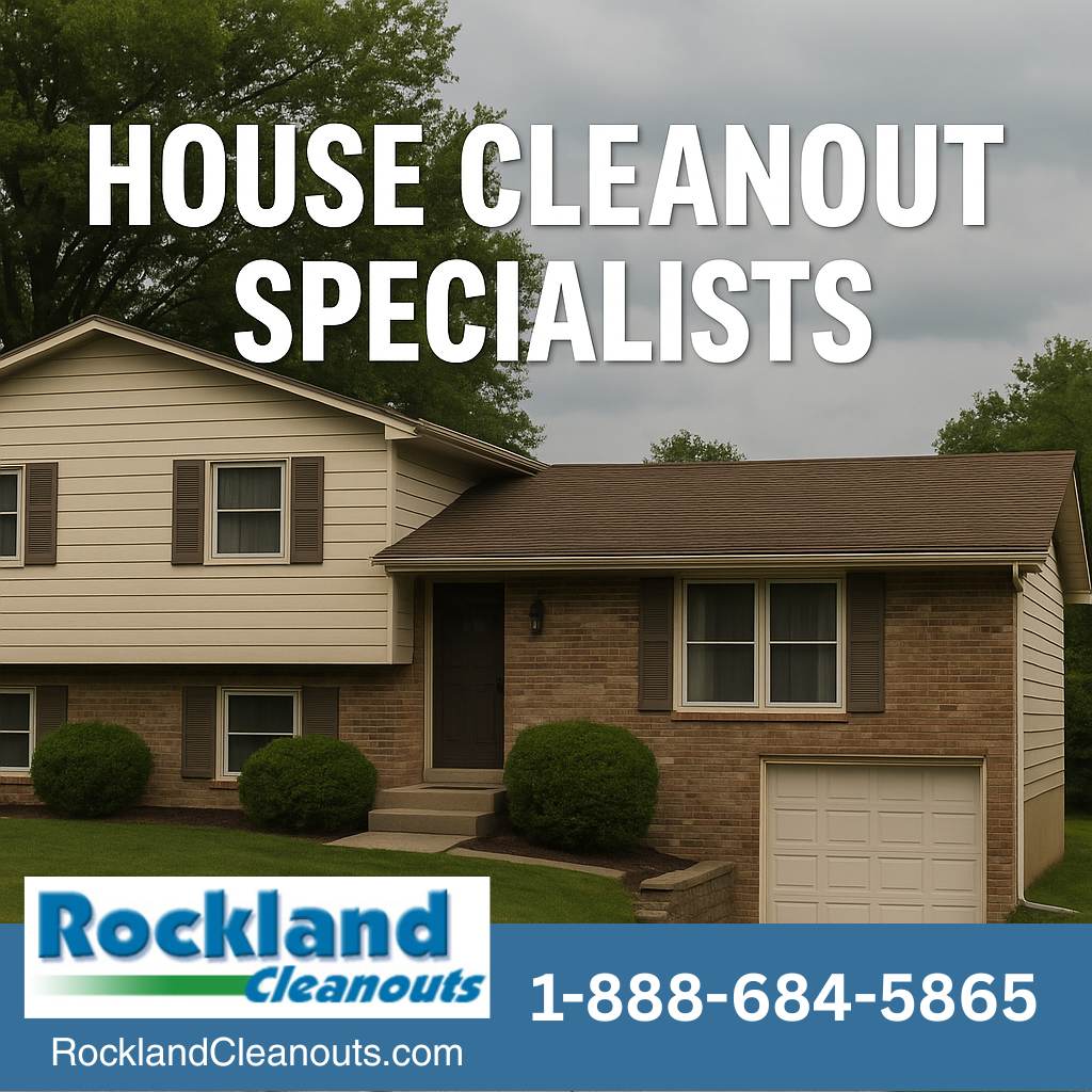 Rockland and Bergen Cleanouts Junk Removal ad creative