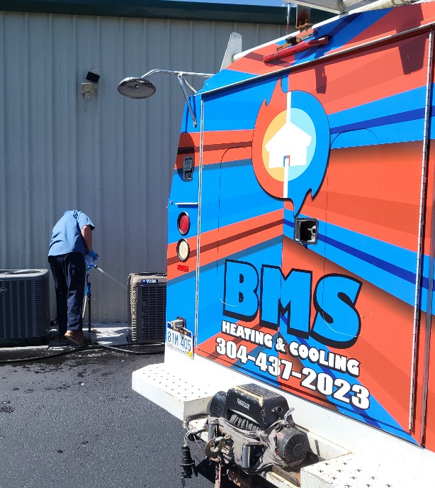 BMS Heating and Cooling HVAC ad creative