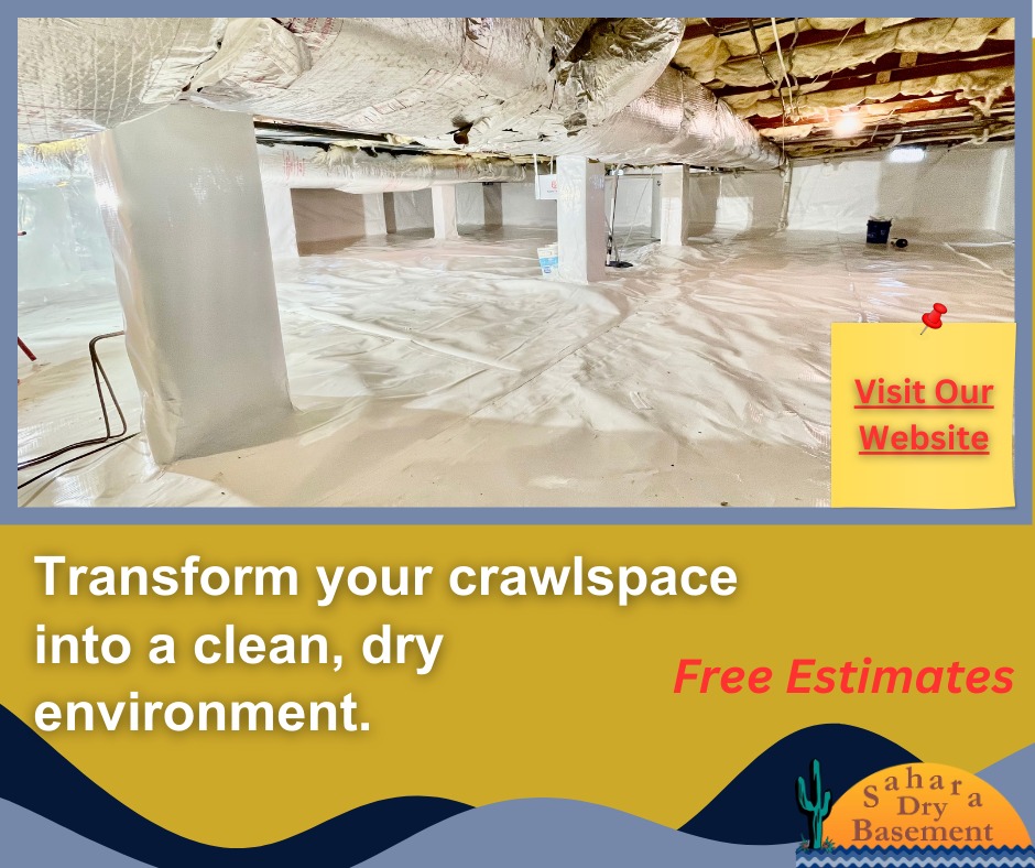 Sahara Dry Basement Water Damage Restoration ad creative