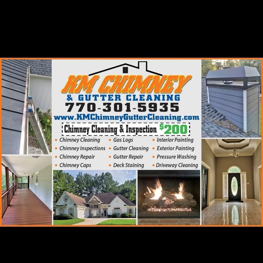 Km chimney and gutter cleaning Pressure Washing ad creative