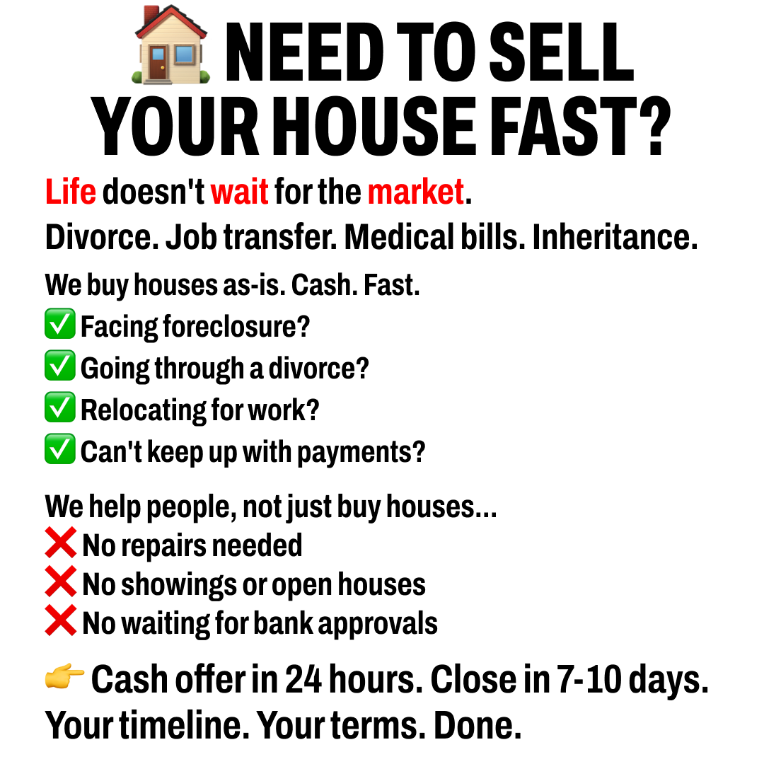 Get a cash offer on your house in any condition.