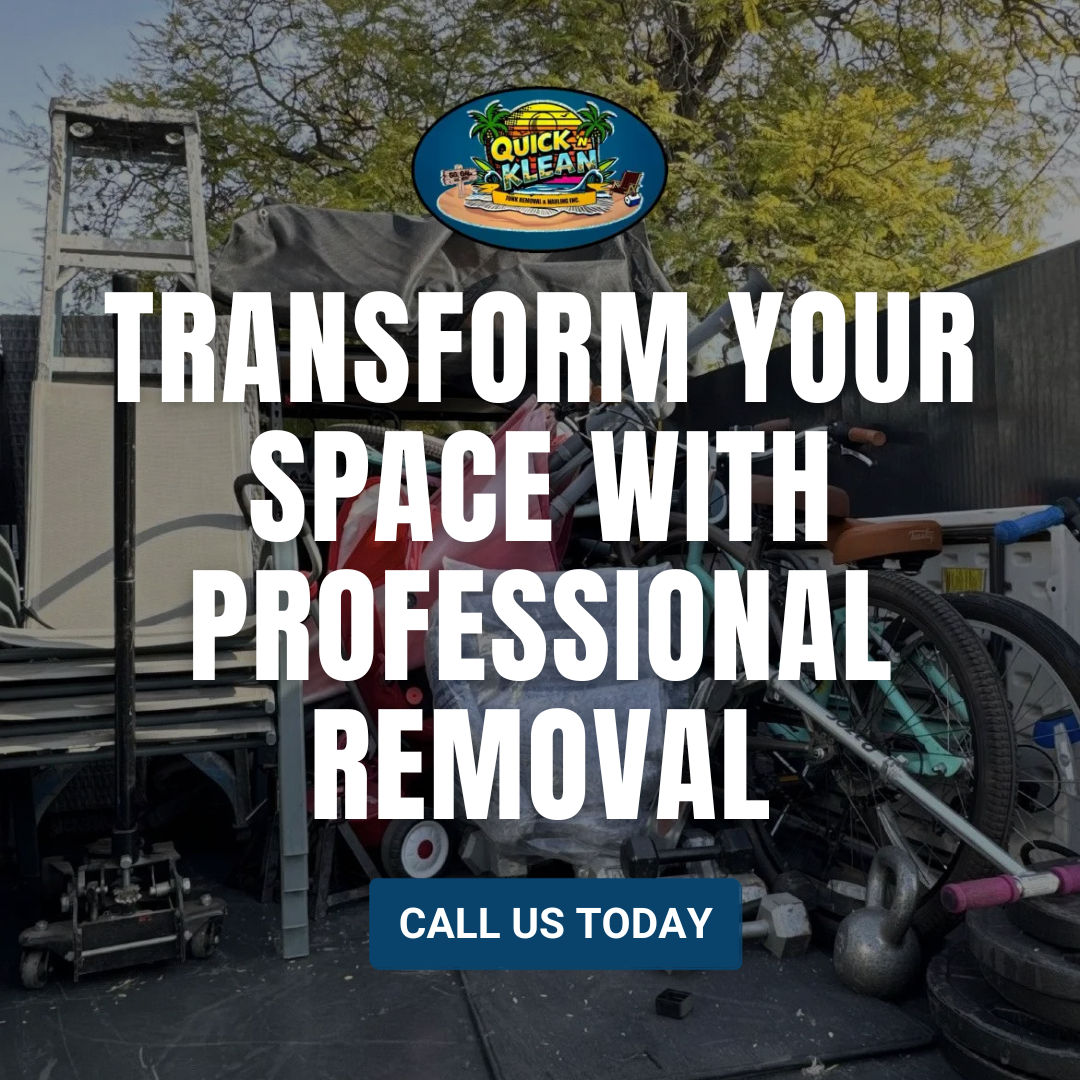 Quick N Klean Junk Removal ad creative