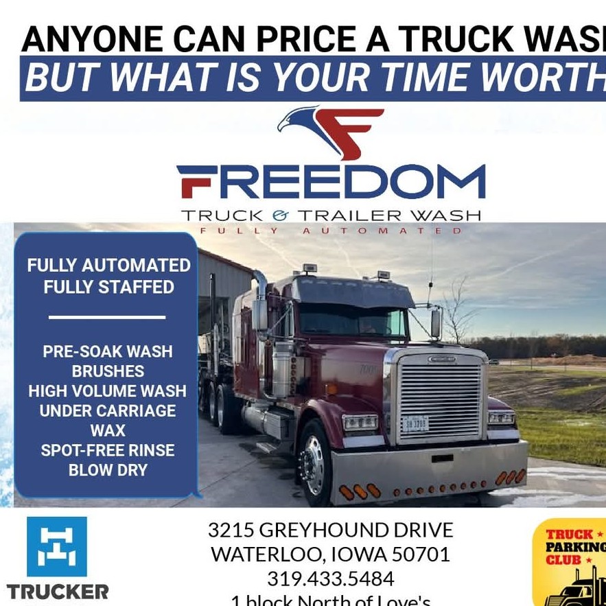 Freedom Truck and Trailer Wash Car Wash ad creative