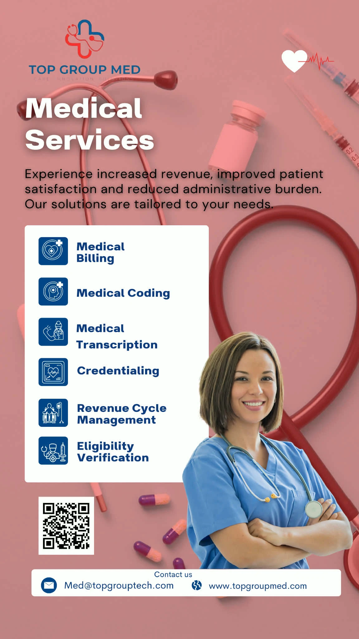 TOP GROUP TECH Software Dev Services ad creative