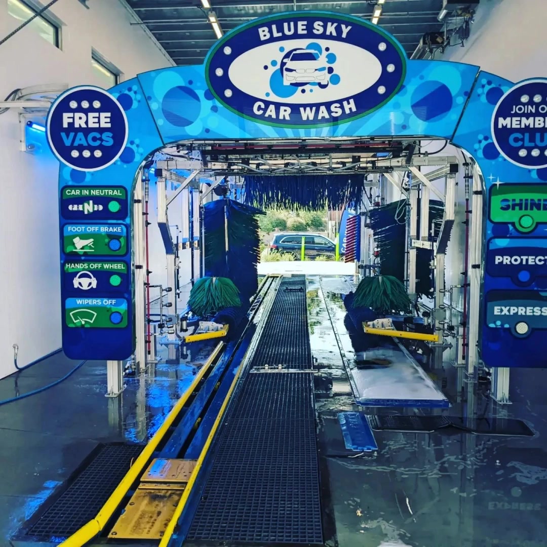 Blue Sky Car Wash Car Wash ad creative