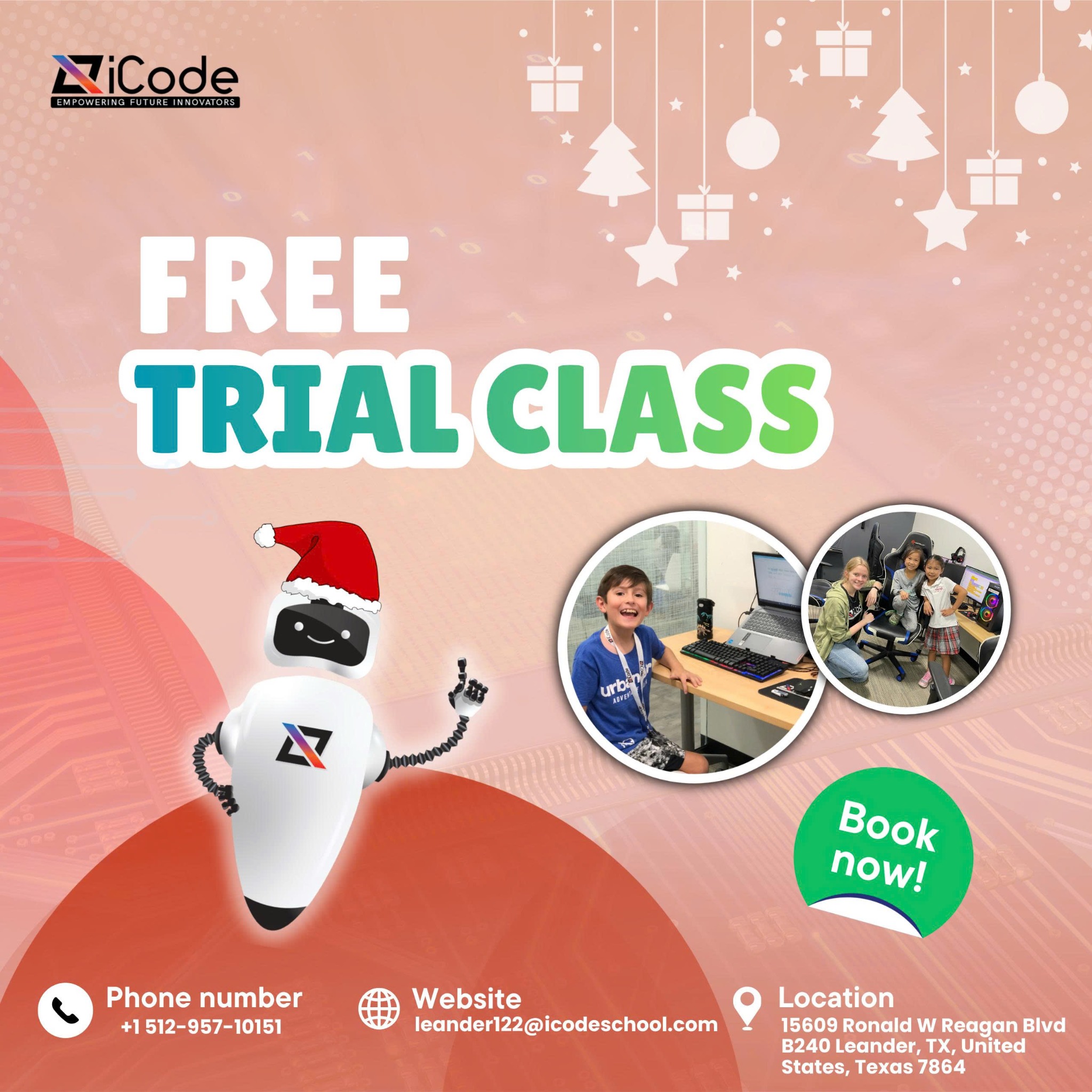 iCode Leander Test Prep & Tutoring ad creative