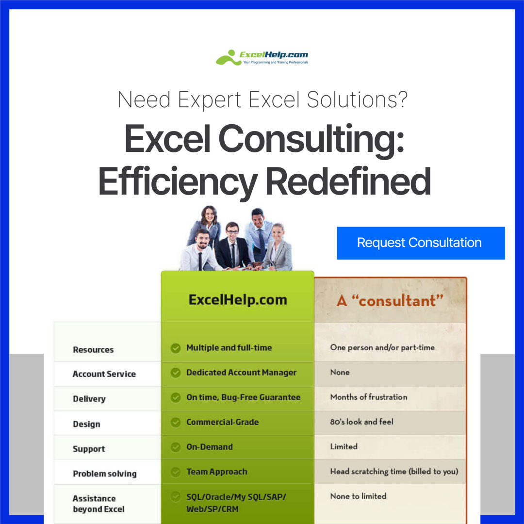 Excel Consulting for the Modern Day Company