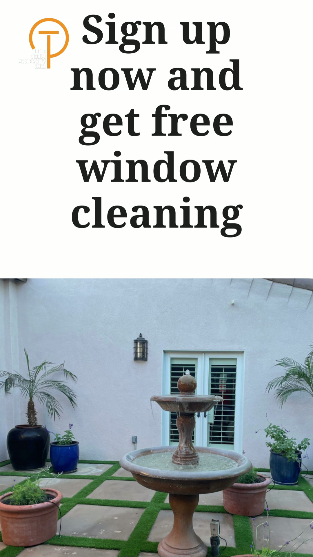 Landscaping, Pool, BBQ, Windows One Team